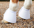 Premier Equine Carbon Wrap Over Reach Boots - white