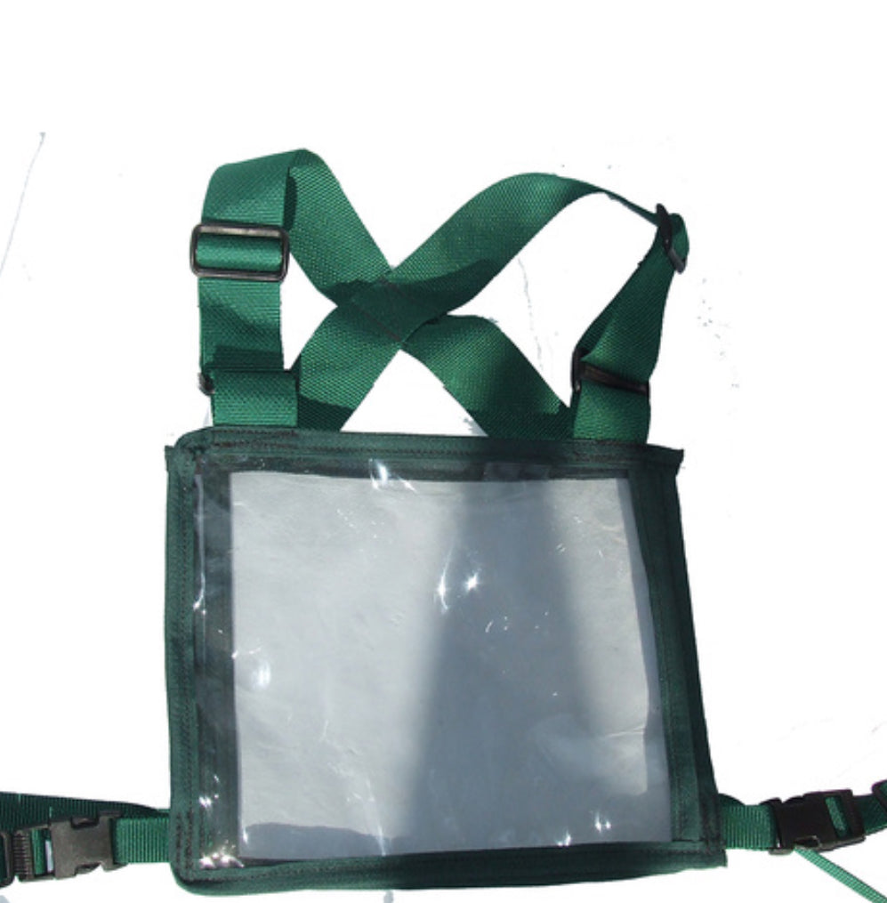 Ecotak Cross Country/Endurance Back Number Holder - Bottle Green