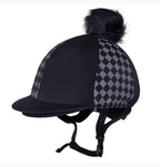 QHP Omaha Lycra Helmet Cover - Elegant