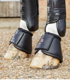 Premier Equine Carbon Wrap Over Reach Boots - Black
