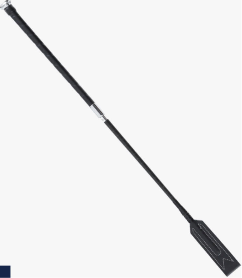 Premier Equine Volterra 65cm jumping whip - Black