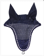 QHP ear net bonnet sparkle - black full