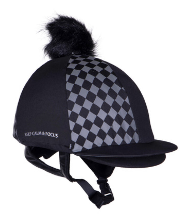 QHP Omaha Lycra Helmet Cover - Elegant