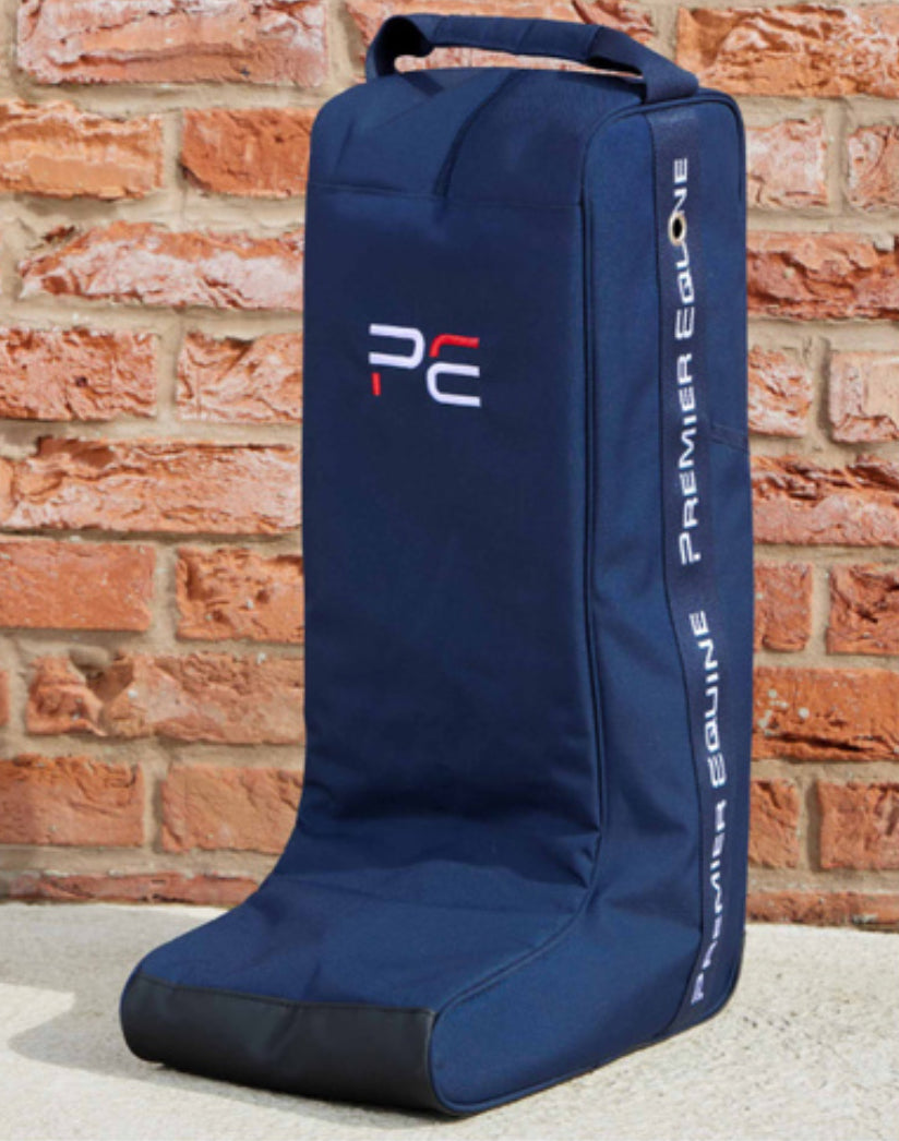 PE premier equine Team Tall Boot Bag Navy