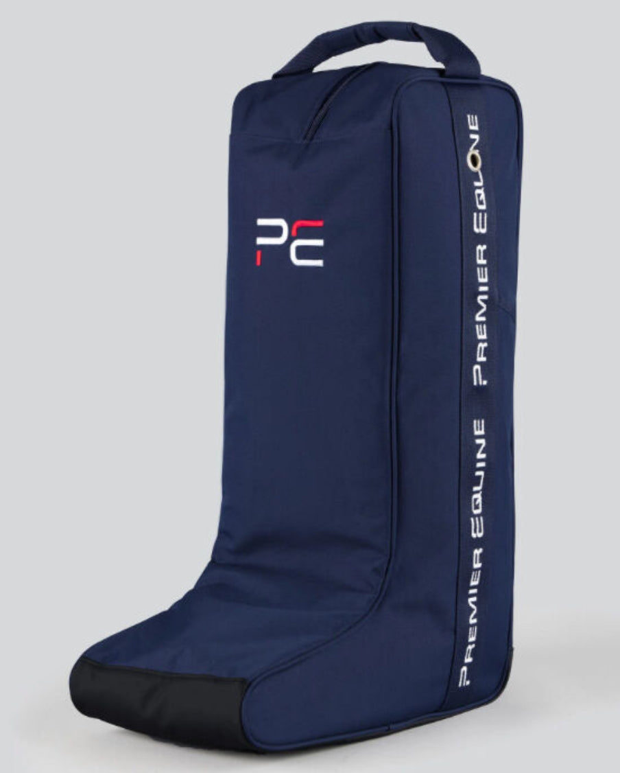 PE premier equine Team Tall Boot Bag Navy