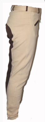 Ecotak 2 tone beige & brown jodhpurs