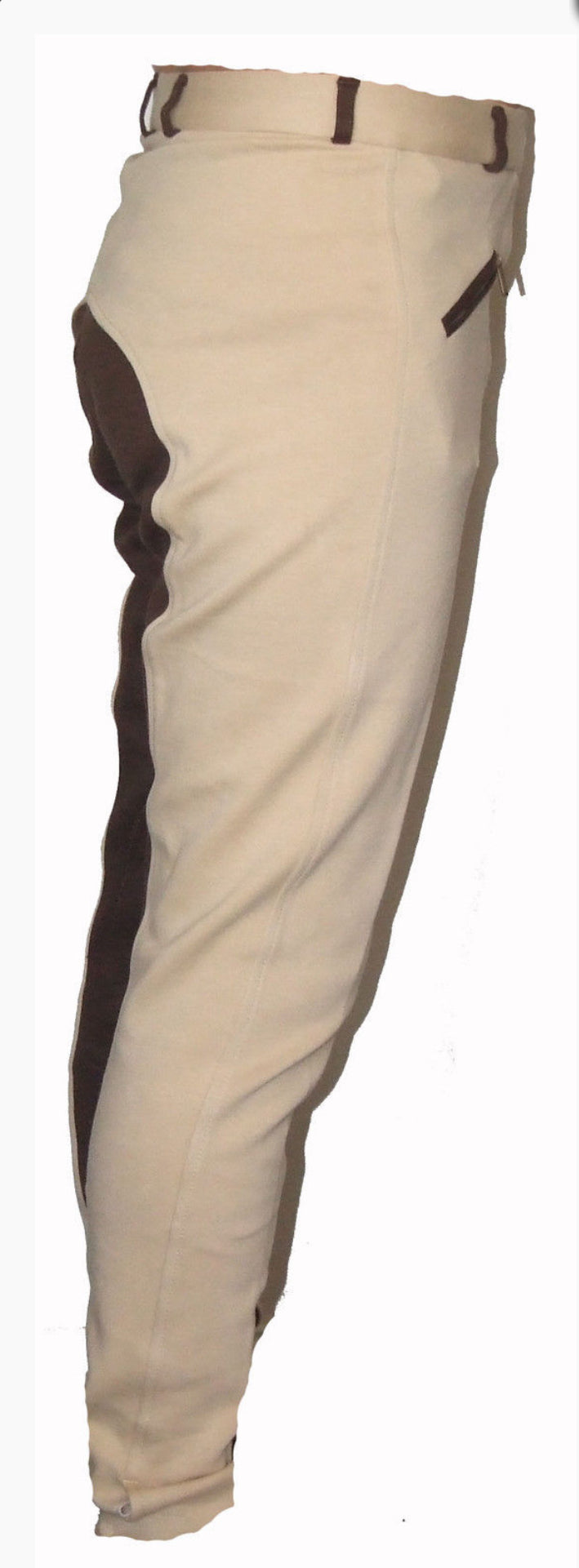 Ecotak 2 tone beige & brown jodhpurs