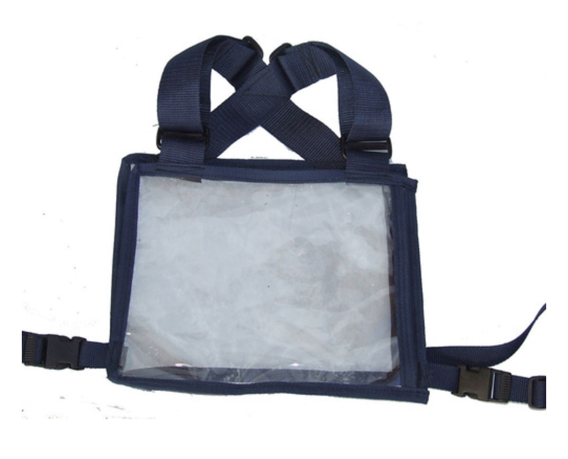 Ecotak Cross Country/Endurance Back Number Holder - Navy Blue