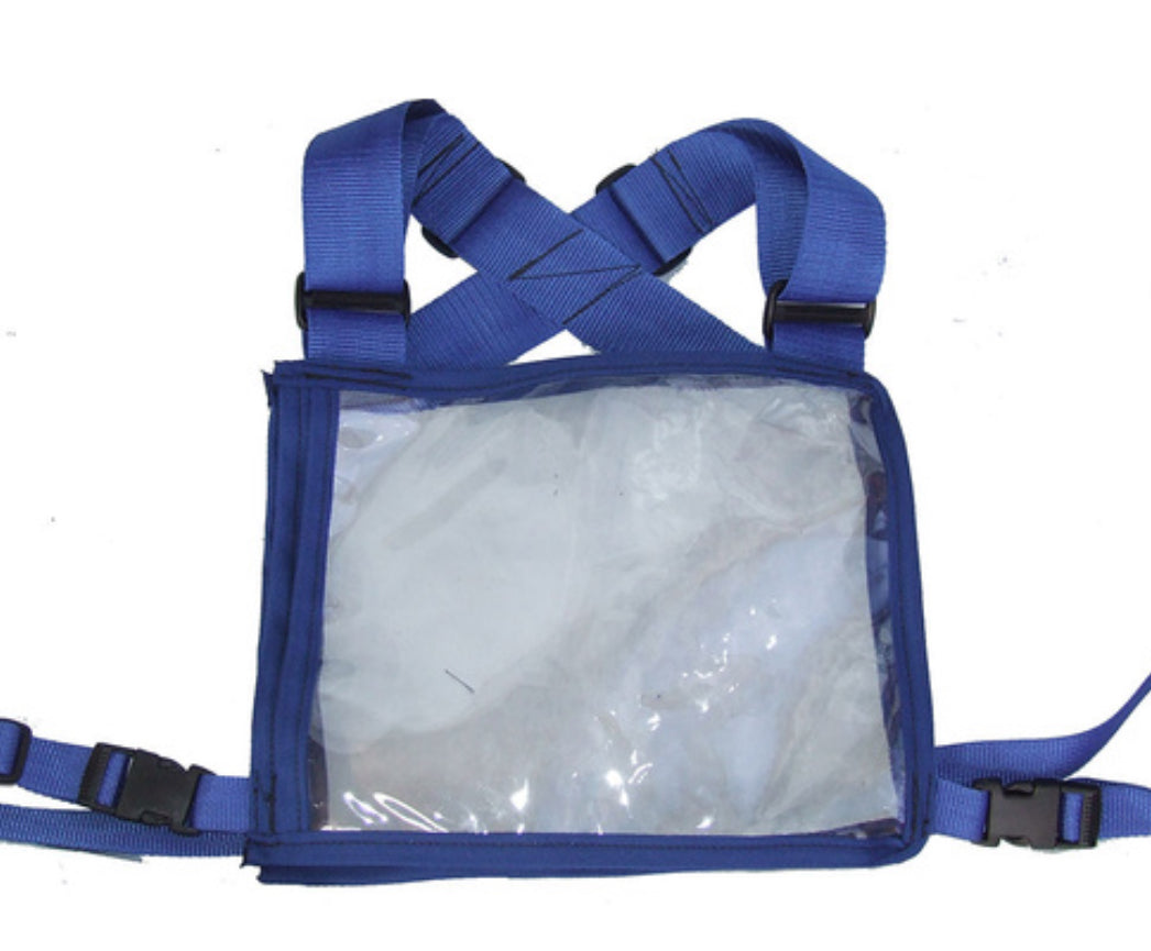 Ecotak Cross Country/Endurance Back Number Holder - Royal Blue