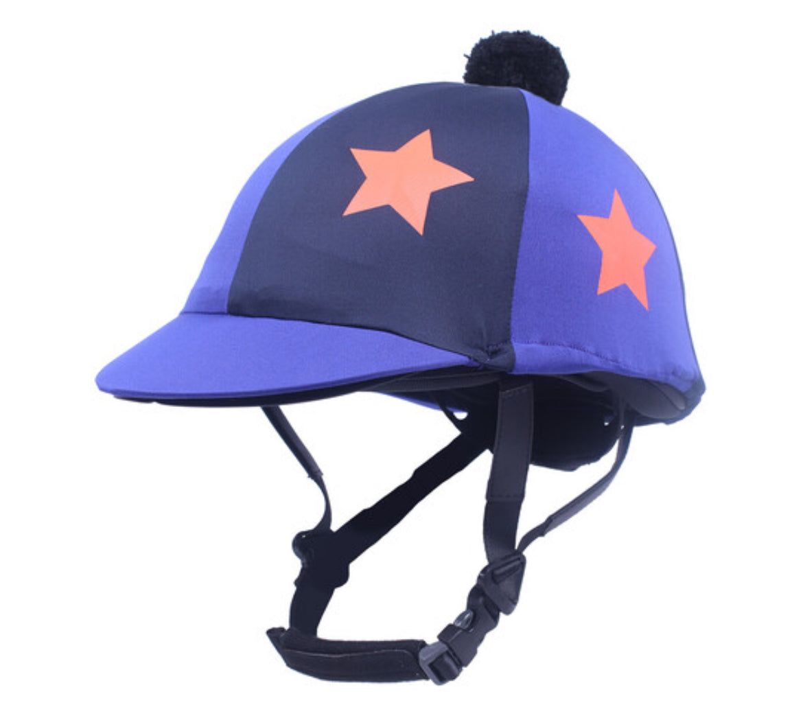 QHP Vegas Helmet Cover - Tangerine