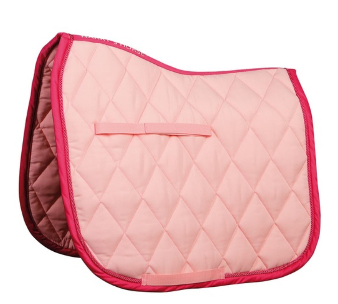 Harry's Horse Next Full Size Dressage Saddle Pad - light rose/fuchsia