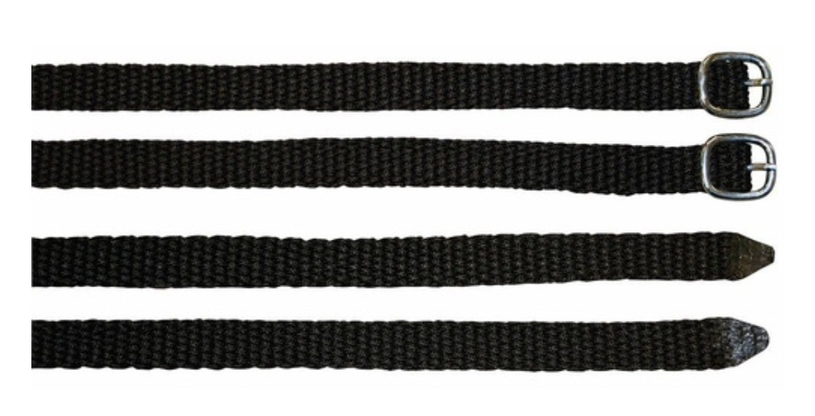Harry's Horse Nylon Spur Straps Black