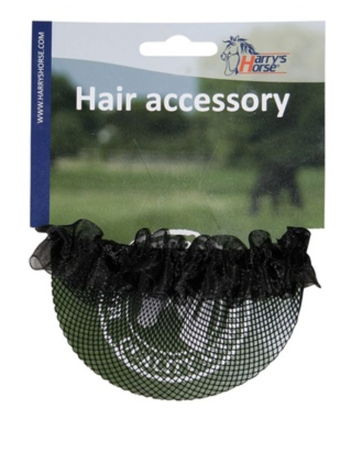 Harry's Horse Hair Net Bun Cover - Black