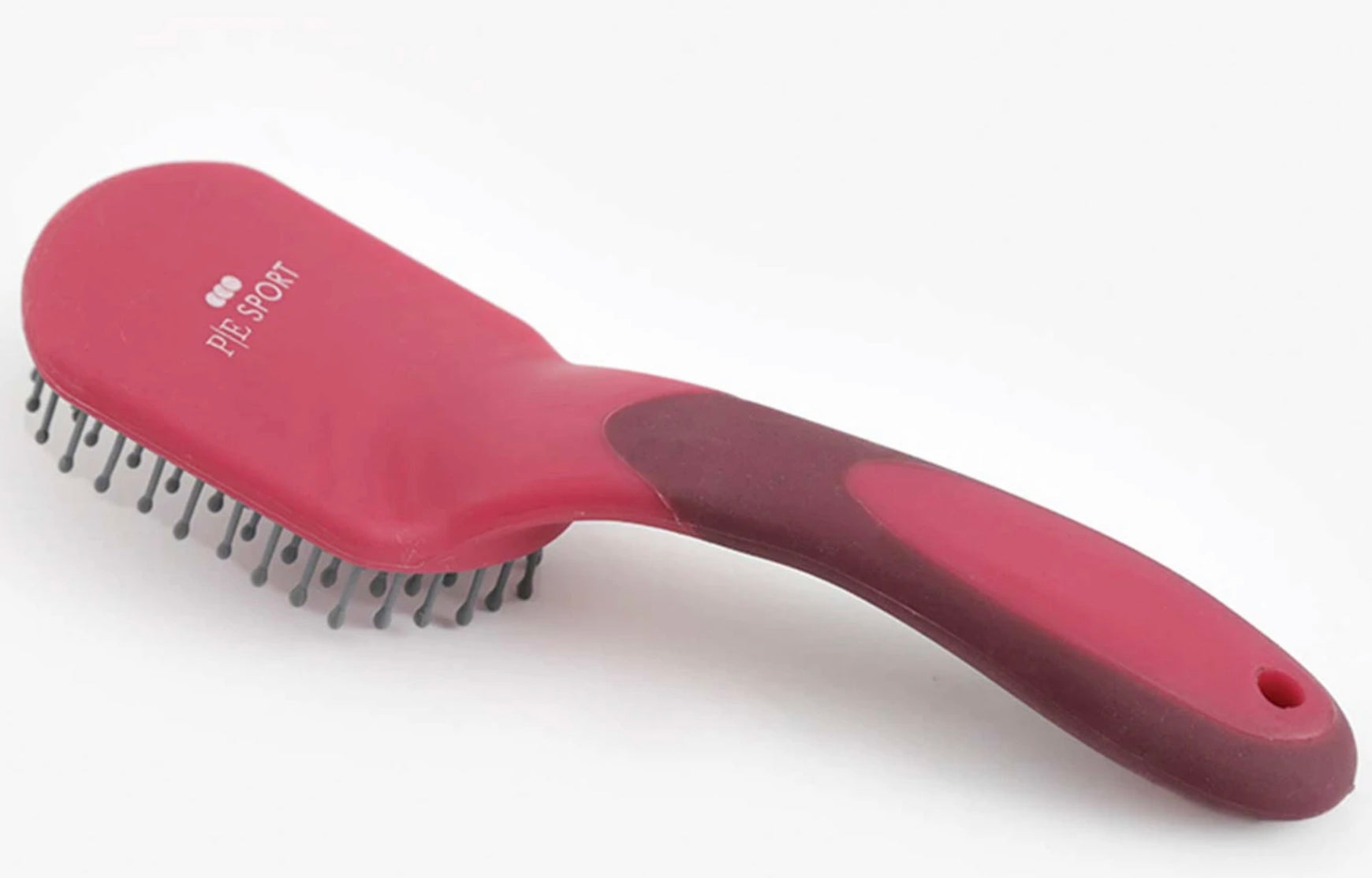 Premier Equine Soft Touch Mane & Tail Brush - wine & fuchsia