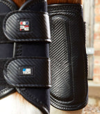 Premier Equine Carbon Air-Tech Double Locking Brushing Boots - Black