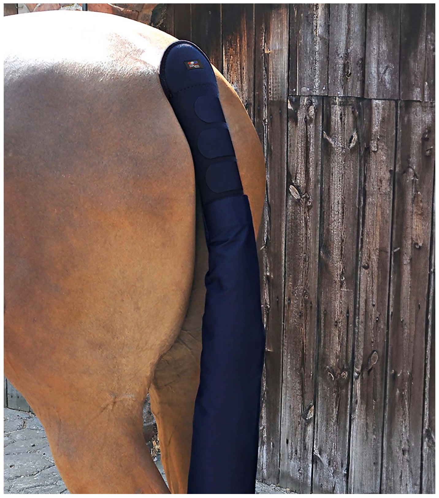 Premier Equine Padded Horse Tail Guard with Bag - Navy