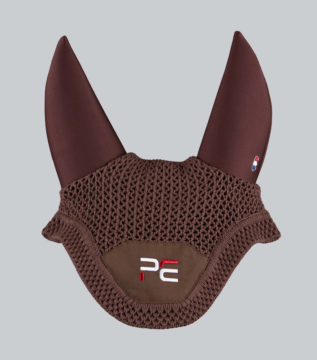 Premier Equine Acoustic Ear Bonnet Brown - Large